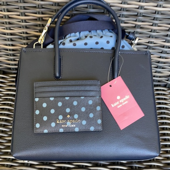disney x kate spade NY alice in wonderland shopper crossbody bag & card holder - Picture 4 of 16